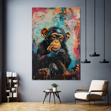 Monkey Abstract Painting